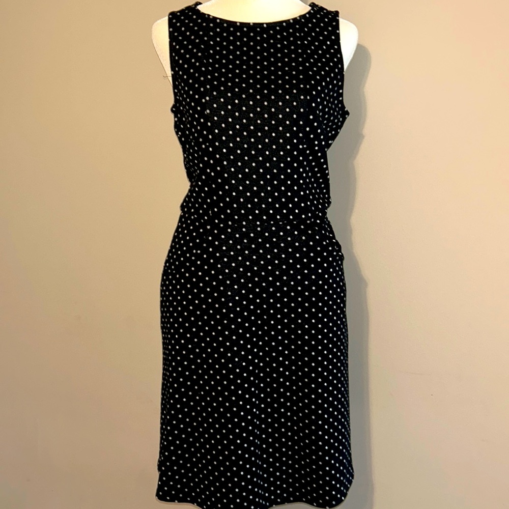 Maurices Black & White Polka Dot Pocket Dress